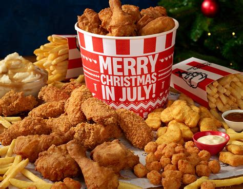 kfc australia celebrates christmas  july  shelf life
