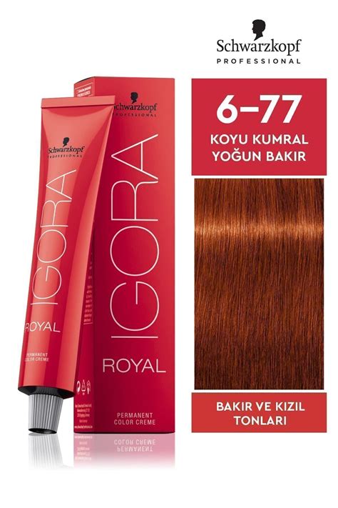Igora Royal 6-77 Koyu Kumral Yoğun Bakır Saç Boyası 60ml - Fiyatı ...