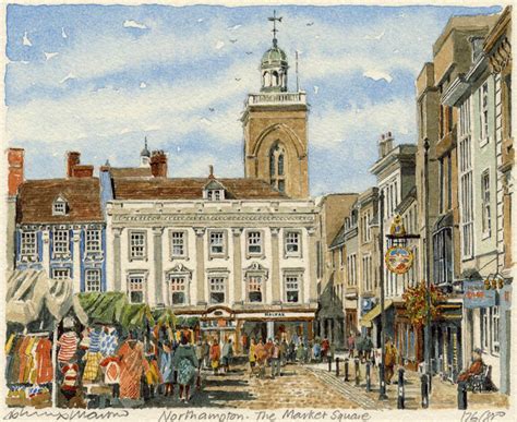 Northampton - Market Square - Portraits of Britain