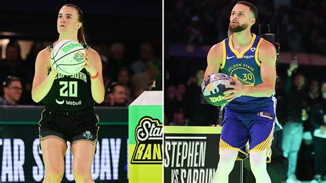 Steph Curry Defeats WNBA's Sabrina Ionescu in Three-Point Contest