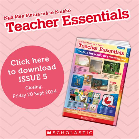 Teacher Essential Latest Issue Scholastic New Zealand