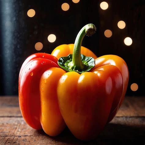 Premium Photo Bell Pepper Capsicum Sweet Pepper Fresh Raw Organic