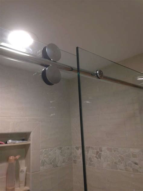 Barn Style Frameless Shower Enclosure Absolute Shower Doors