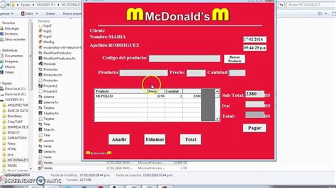 Sistema De Ventas Visual Basic 60 2 Youtube