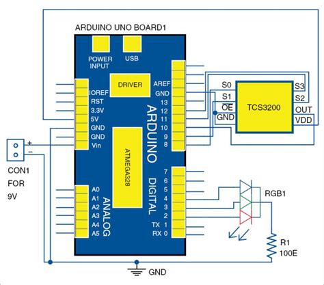 Rgb Color Detector Using Tcs3200 Sensor Module