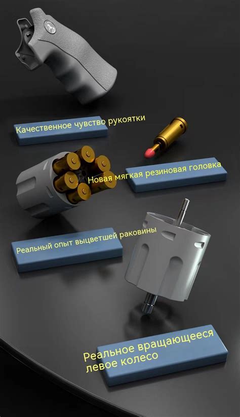 Игрушки-симуляторы пистолета Стреляют софтболом/револьвером из сплава ...