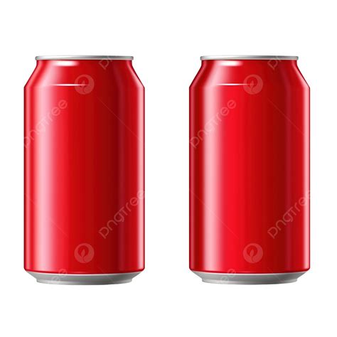 Realistic Cans Red For Mock Up Soda Can Mock Up Can Soda Blank Png