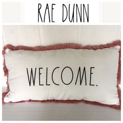 Rae Dunn Bedding Rae Dunn Lumbar Long Pillow Nwt Poshmark