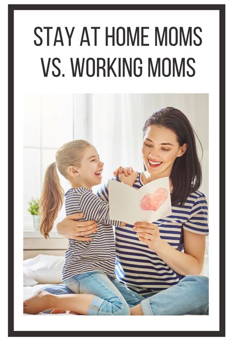 Stay At Home Moms Vs Working Moms