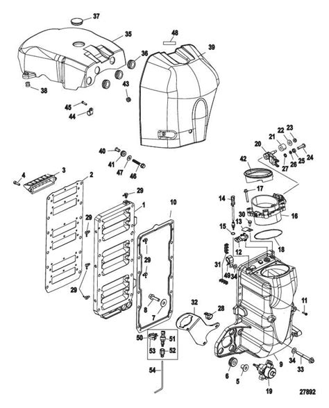 Exploring The Inner Workings Of The Mercury Optimax 225 A Detailed Parts Diagram