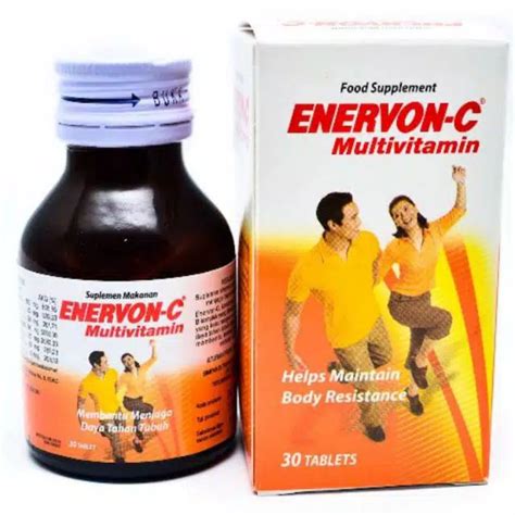 Enervon C Multivitamin Health Supplements Isi Tablets Shopee Indonesia