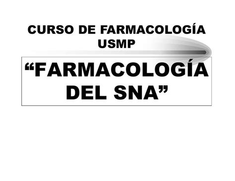 Farmacología del SN Autónomo Tiroxina Med uDocz