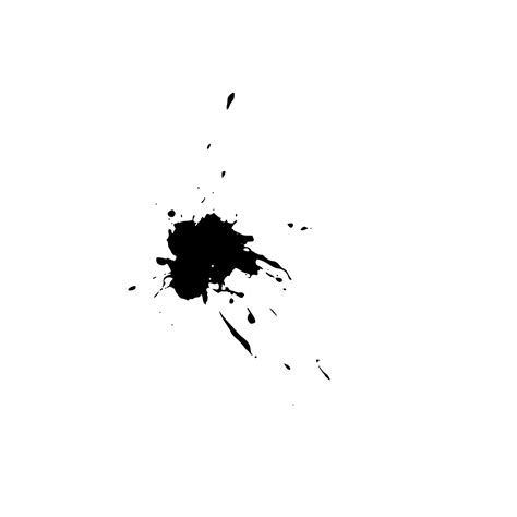 SVG Splat Ink Grunge Splattered Free SVG Image Icon SVG Silh