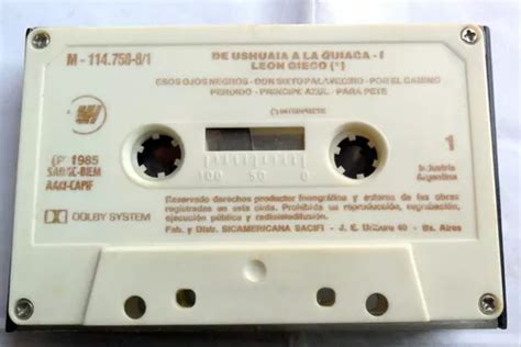 Leon Gieco De Ushuaia A La Quiaca 1985 Cassette MercadoLibre