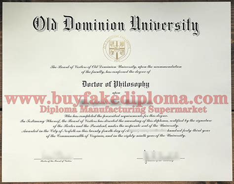 Odu Fake Diplomahow Much To Get A Fake Old Dominion University Diploma