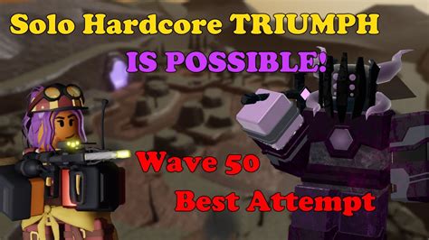 Solo Hardcore Triumph Is Possible Solo Hc Triumph Attempt Tower