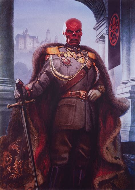 Portrait Of Red Skull From Captain America The First Avenger To Be Sold At The Upcoming Auction