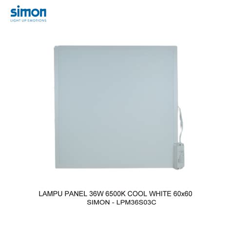 Listrikkita Simon Lampu Panel W K Cool White X