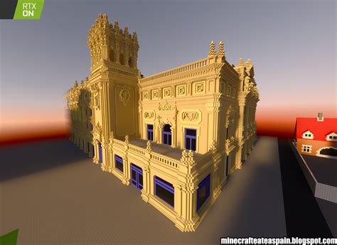 Minecrafteate En Rtx N R Plica Del Teatro De Victoria Eugenia