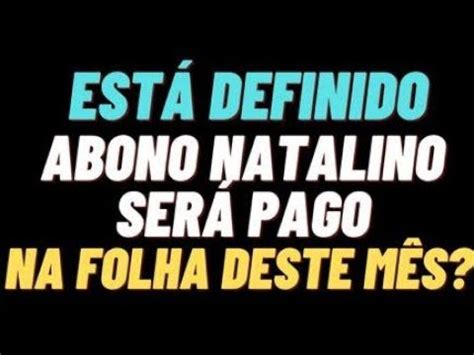 Inss Est Definido Abono Natalino Ser Pago Na Folha Deste M S Para