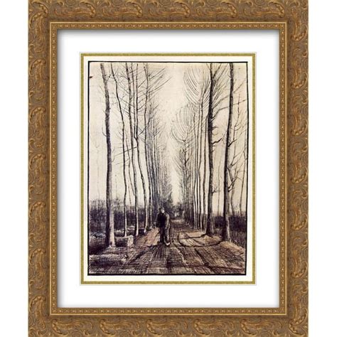 Vincent Van Gogh 2x Matted 20x24 Gold Ornate Framed Art Print Poplar