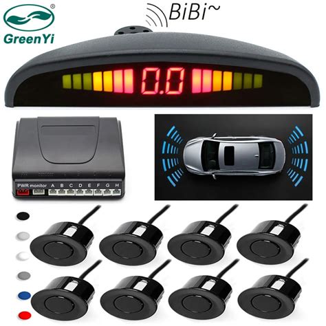 Aliexpress Buy Greenyi Car Auto Parktronic Led Parking Sensor