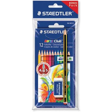 L Pis De Cor Staedtler Noris Cores L Pis Borracha Staedler