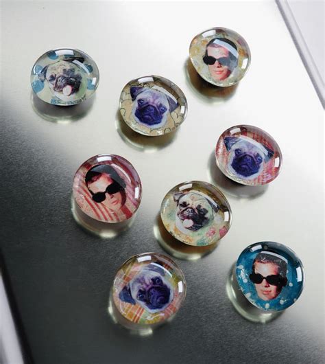 Make Personalized Glass Photo Magnets On The Cheap Mod Podge Rocks