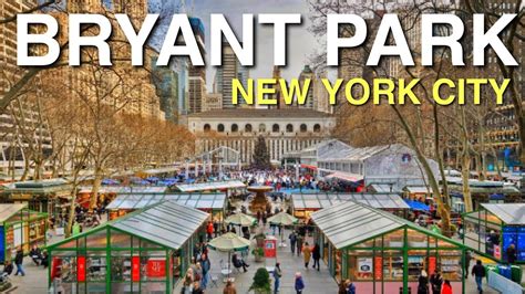 Bryant Park Winter Village NYC YouTube