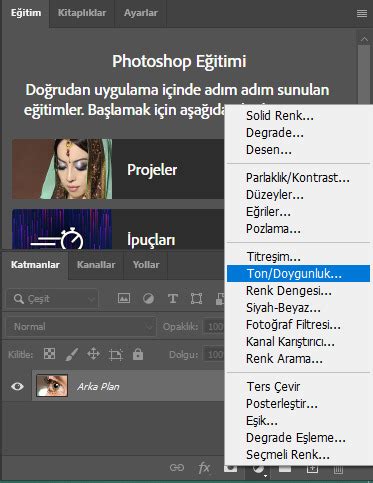 Photoshop Kullanarak Göz Rengi Değiştirme KizlarSoruyor