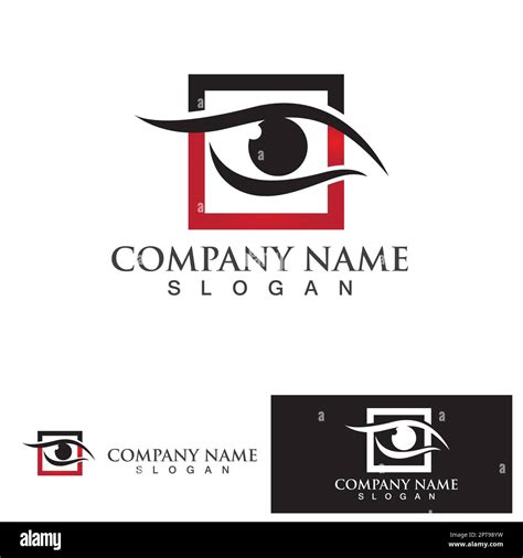 Eye Care Vector Logo Design Stock Vector Image And Art Alamy