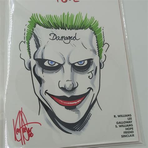 Harley Quinn And The Suicide Squad April Fools Special 1 Haeser Joker Sketch Ebay