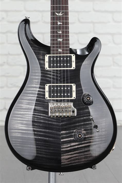 Prs Custom 24 Electric Guitar With Pattern Thin Neck Charcoal