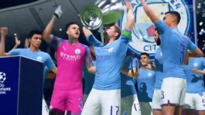 FIFA 20 Manchester City UEFA Champions League Winners Windows Theme