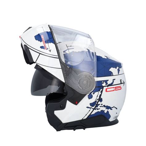 Schuberth C Globe White Blue Worldwide Shipping