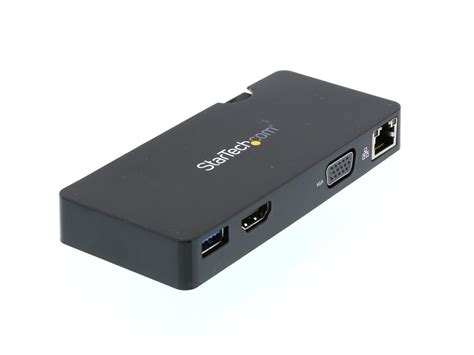 StarTech USB3SMDOCKHV Travel Docking Station For Laptops HDMI Or