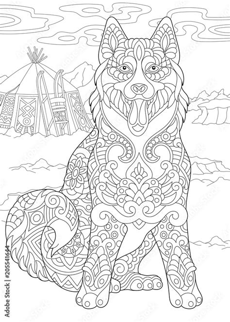 Eskimo Coloring Page