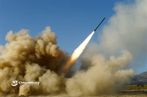 PHL 03 Multiple Launch Rocket System Fires At Aerial Target China