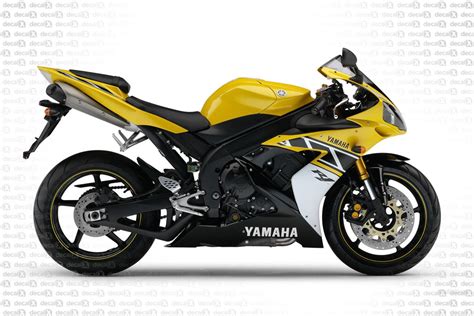 Kit Adesivos Yamaha R1 2006 Amarela 50 Anos R10650 Adesivos Para