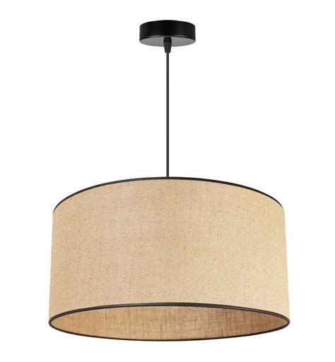 Elegancka Wisz Ca Lampa Z Aba Urem Z Juty W Stylu Rustykalnym Lampy