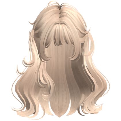 Cute Girl Long Pigtails Hair Blonde Roblox
