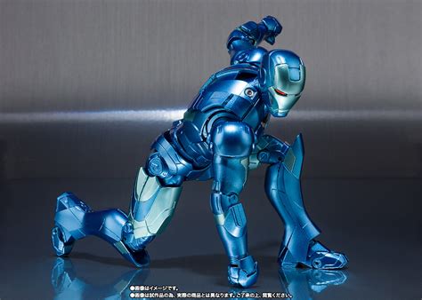 S H Figuarts [first Sale] Iron Man Mark 3 Blue Stealth Color Tamashii Web