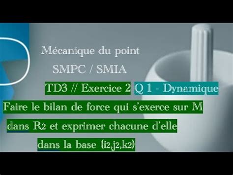 Faire Le Bilan De Force Qui S Exercent Sur M Dans R Et Exprimer