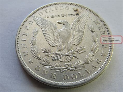 P Morgan Silver Dollar Fine Details Au