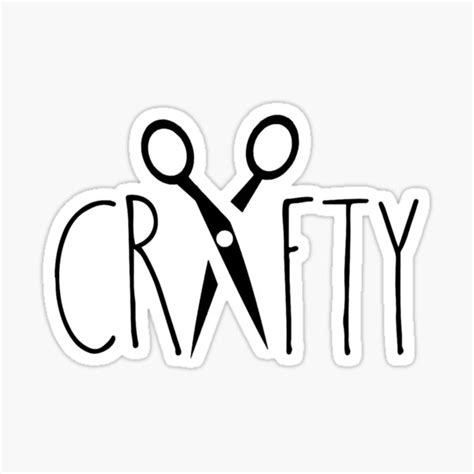 "Crafty Logo" Sticker for Sale by chasingtrendy | Redbubble