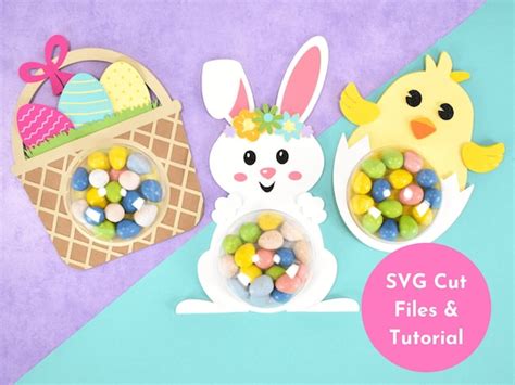 Easter Candy Holders Svg Cut Files Easter Svg Files Candy Ornament