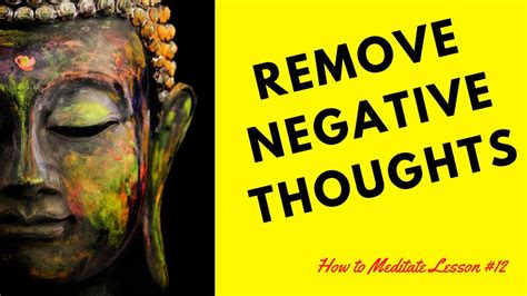 10 Minute Meditation For Removing Negative Thoughts And Energy Youtube