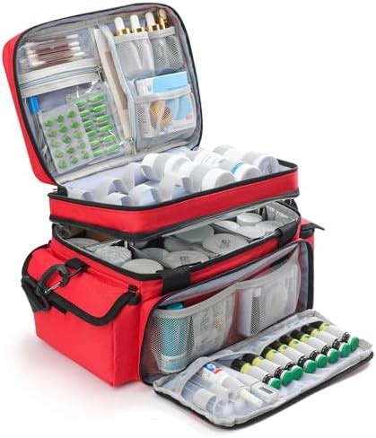 Amazon XHGWJSX Medicine Organizer With Adjustable Divider Double