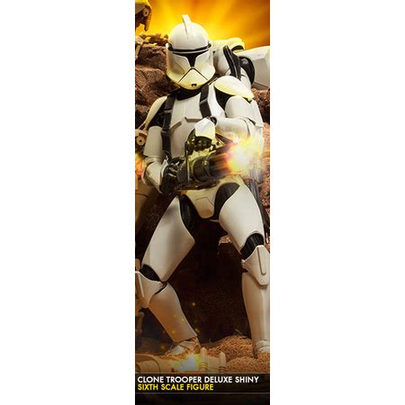 Star Wars Clone Trooper Deluxe Shiny In Action Figure Sideshow