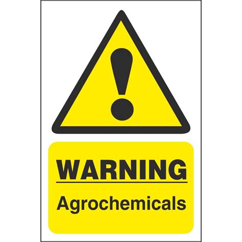 Warning Agrochemicals Farm Signs Hazard Farm Safety Signs Ireland